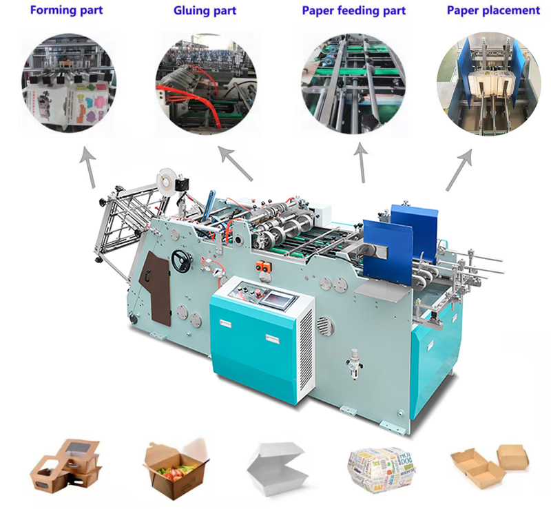 HS-HBJ-800B Cam Double-rail Stereo Carton Forming Machine
